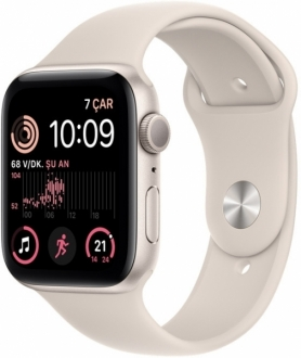 Apple Watch SE 2 (2022) 44mm Alüminyum Kasa ve Spor Kordon