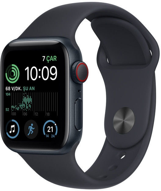 Apple Watch SE 2 (2022) Cellular 40mm Alüminyum Kasa ve Spor Kordon