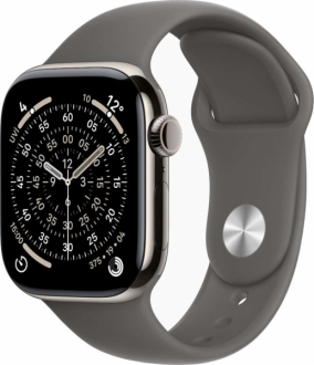 Apple Watch Series 11 Cellular 42mm Titanyum Kasa ve Spor Kordon görsel 2