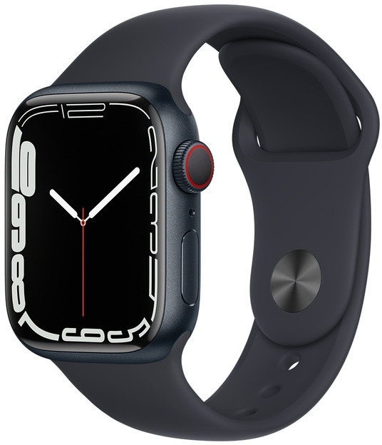 Apple Watch Series 7 Cellular 41mm Alüminyum Kasa ve Spor Kordon