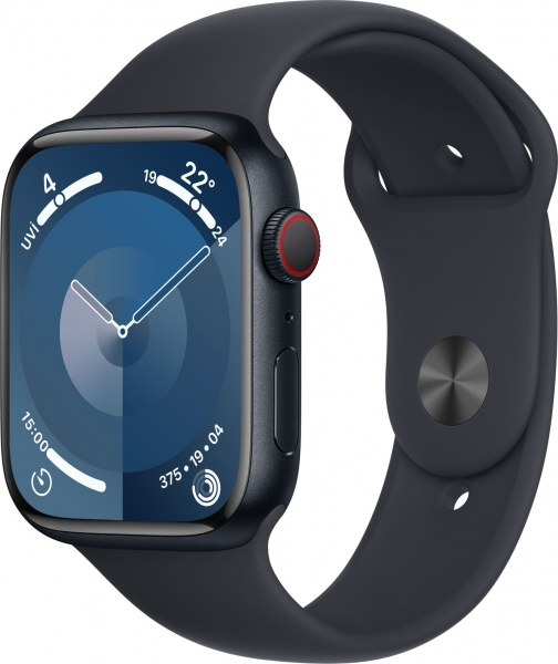 Apple Watch Series 9 Cellular 45mm Alüminyum Kasa ve Spor Kordon
