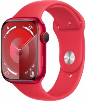 Apple Watch Series 9 Cellular 45mm Alüminyum Kasa ve Spor Kordon görsel 3