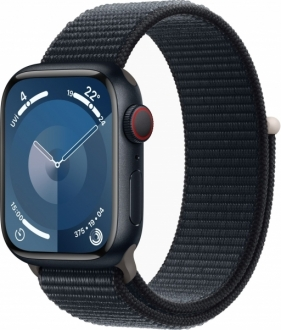 Apple Watch Series 9 Cellular 45mm Alüminyum Kasa ve Spor Loop görsel 2