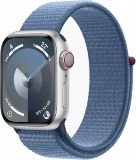 Apple Watch Series 9 Cellular 45mm Alüminyum Kasa ve Spor Loop görsel 3