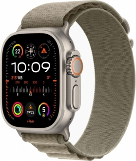 Apple Watch Ultra 2 Titanyum Kasa ve Alpine Loop görsel 3