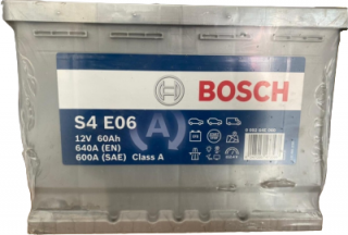 Bosch S4 E06 12V 60 Ah