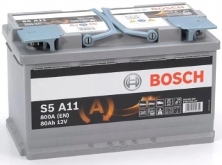Bosch S5 A11 AGM 12V 80Ah