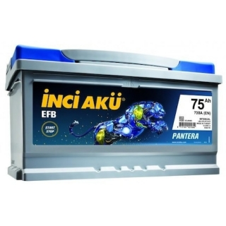 İnci Akü EFB Pantera 12V 75Ah