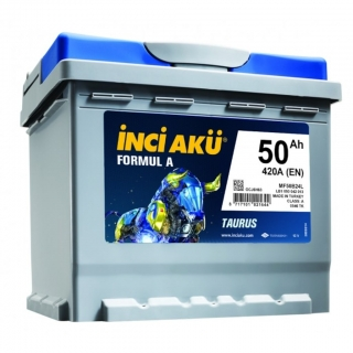 İnci Akü Formul A Taurus 12V 50Ah