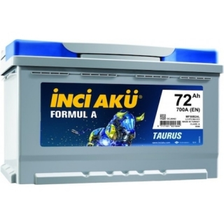 İnci Akü Formul A Taurus 12V 72Ah