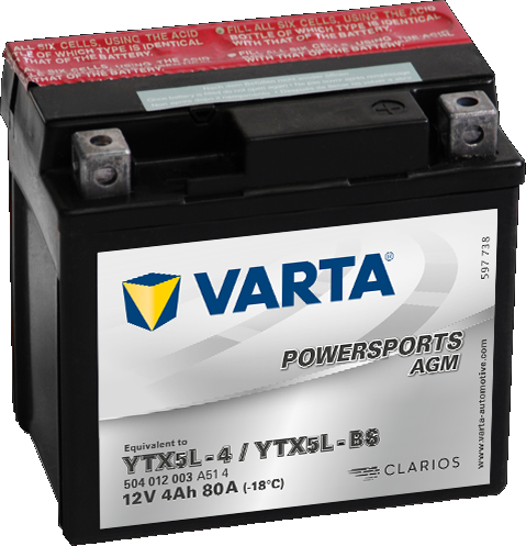 Varta YTX5L-BS 12V 4Ah