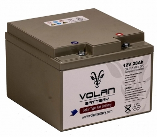 Volan Battery Solar Jel 12V 28Ah