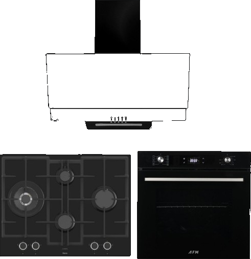 AFM Tech ve Ferre Siyah ED075-WFA-FM-7700-FM3250