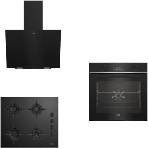 Beko Siyah BOCD-T-6011-ES-BFC-330-S-BDE-6040-S