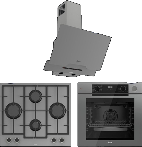 Ferre New Steamart & Fryart Chef Edition Gri LN388-QEP64CPR-D065-SA