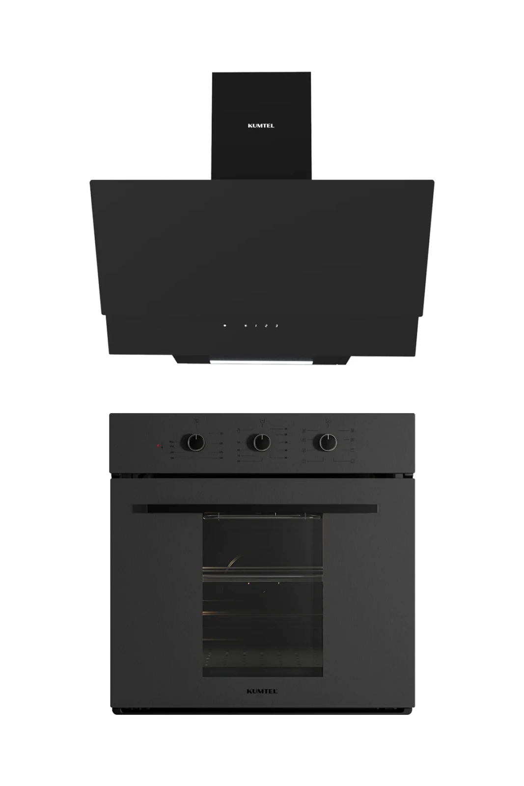 Kumtel 2'li Beyaz Cam Ankastre Set (KK000423) görsel 8
