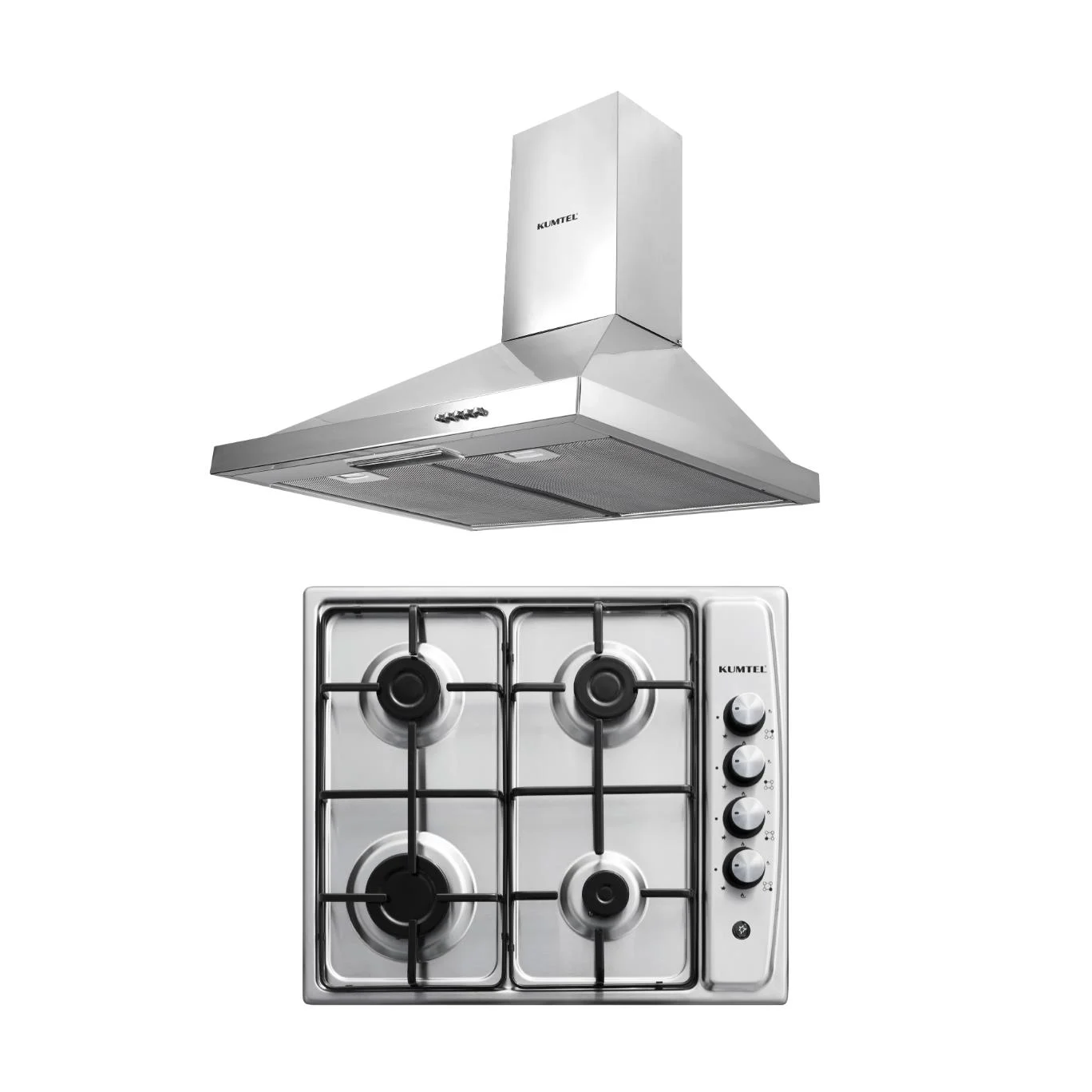 Kumtel Inox Ankastre 2'li Ankastre Set (Ocak-Davlumbaz) (KK000442)