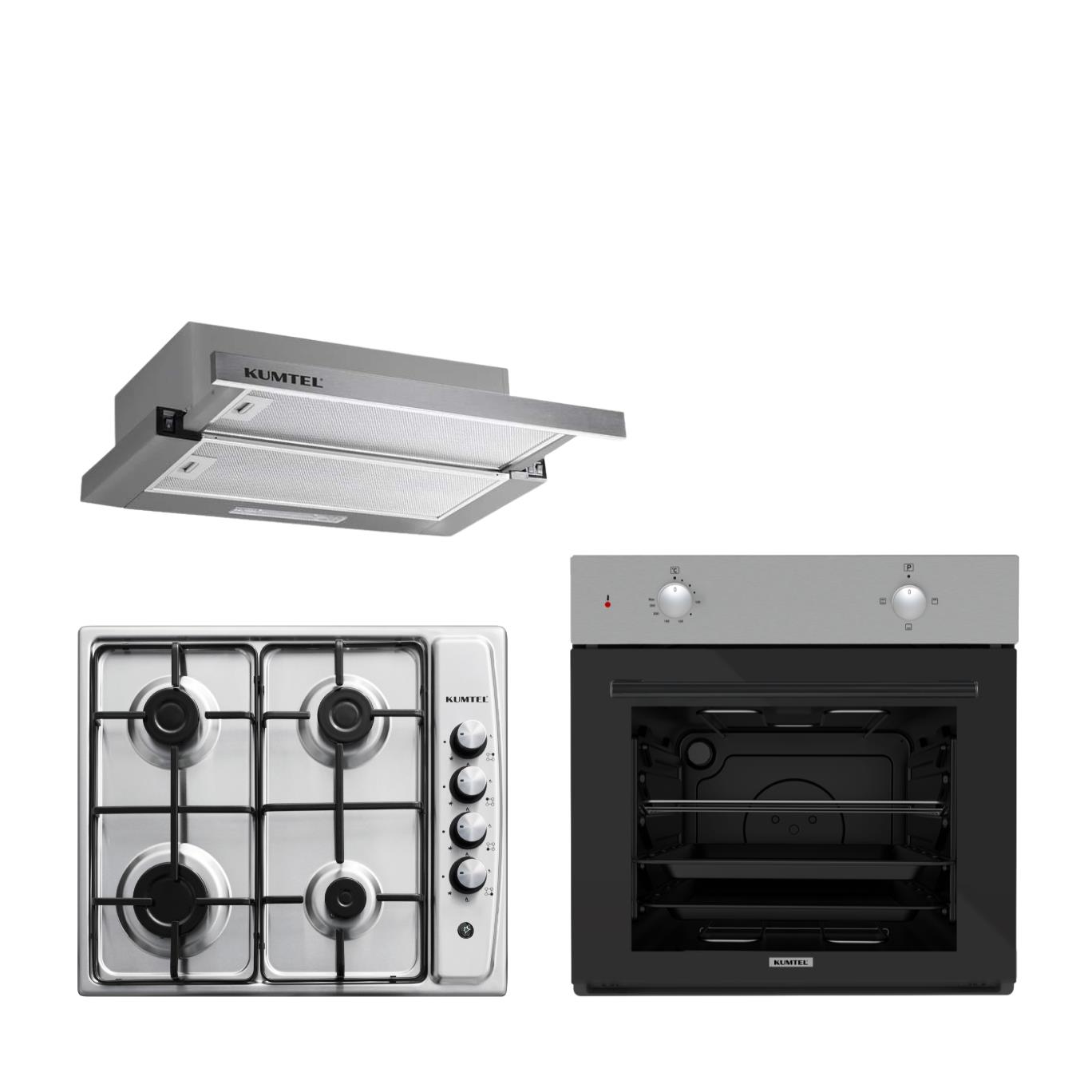 Kumtel Inox Aspiratörlü Ankastre Set (KK000539)
