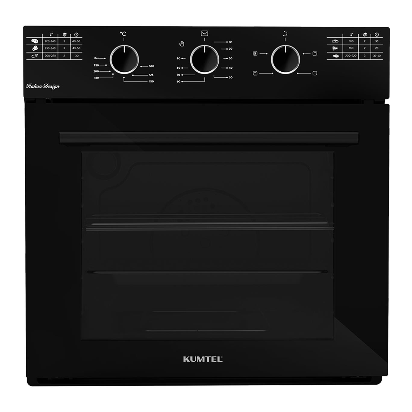 Kumtel Italian Design Plus Cam Ankastre Set (KK000670) görsel 3