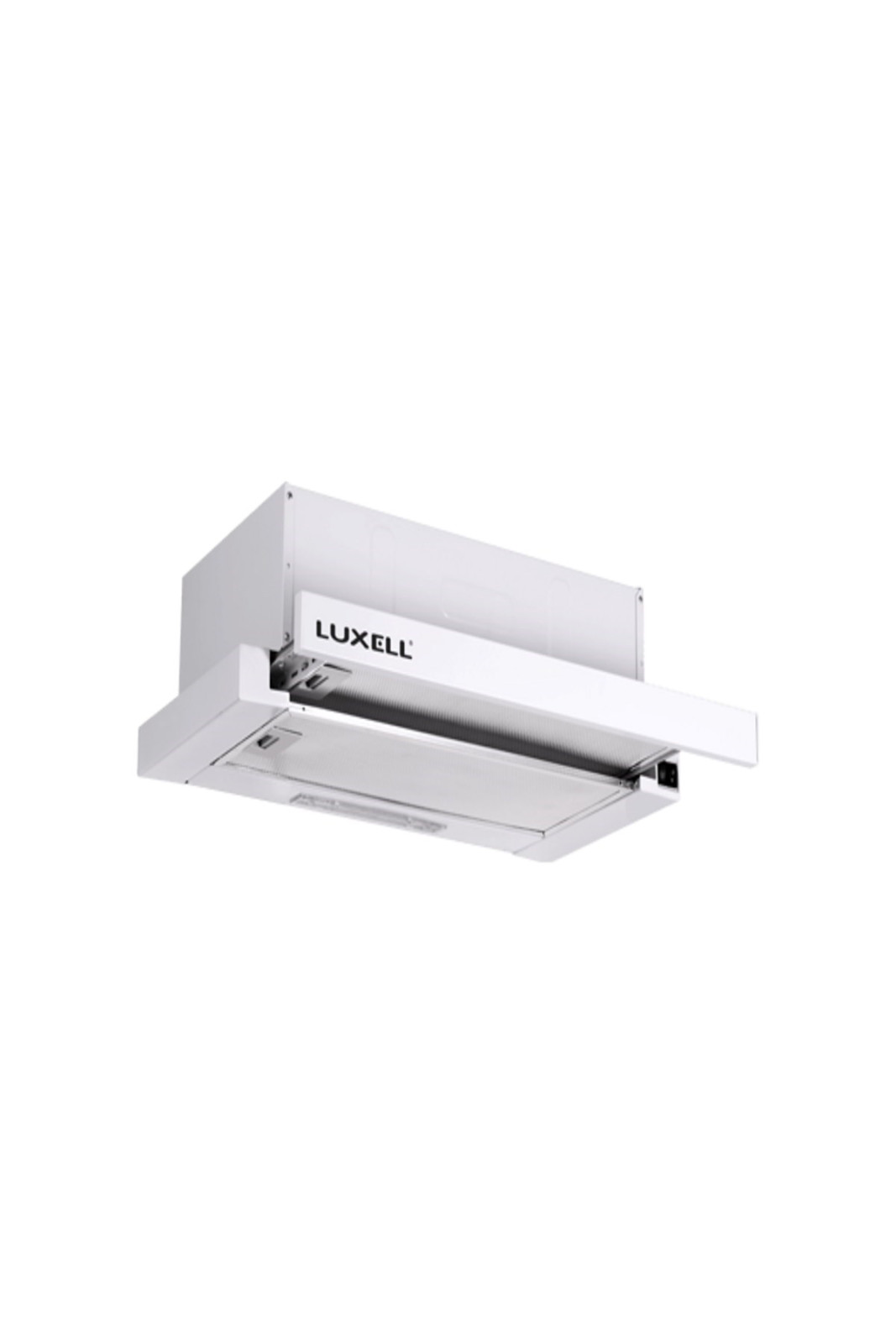 Luxell 2'li Beyaz Emaye Set (Aspiratör - Set Üstü Ocak) görsel 2