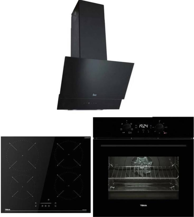 Teka İndüksiyonlu Siyah IBC-64110-SSM-BK-HEB-723-BK-ATV-60