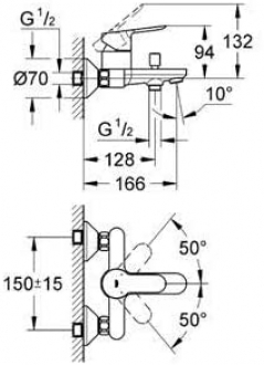 Grohe BauEdge 23605000 görsel 2