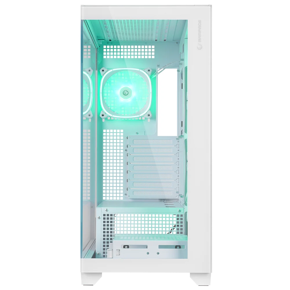 Rampage HYDRA V1 WHITE - Hydra V1 E-Atx Exclusive Oyuncu Kasası-Beyaz görsel 2