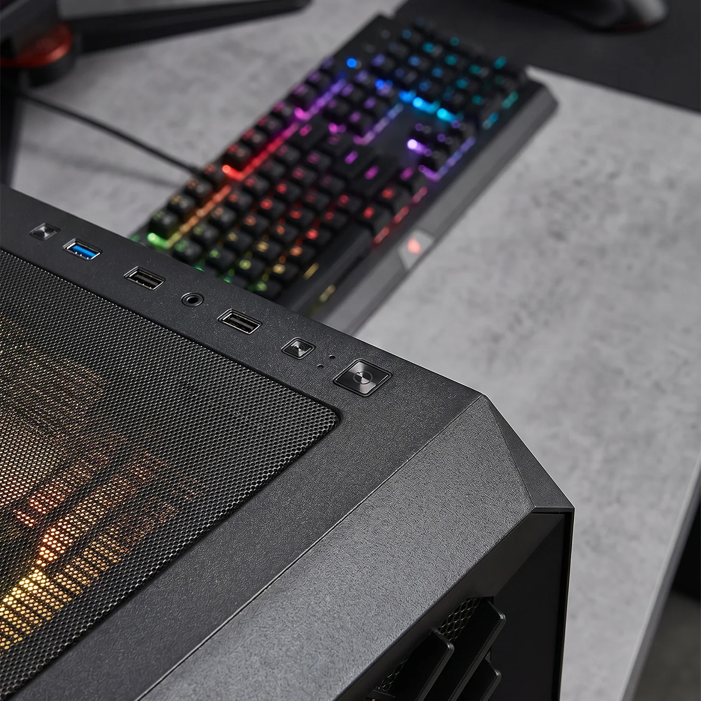 Rampage Spear 750W 80+ Bronze 4xRGB Auto Fan Atx Mid-T Oyuncu Kasası-Beyaz görsel 3
