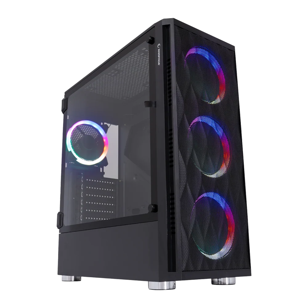 Rampage X-Horse Tempered Glass 650W 80 Plus Bronze 4xRainbow Fan Oyuncu Kasası