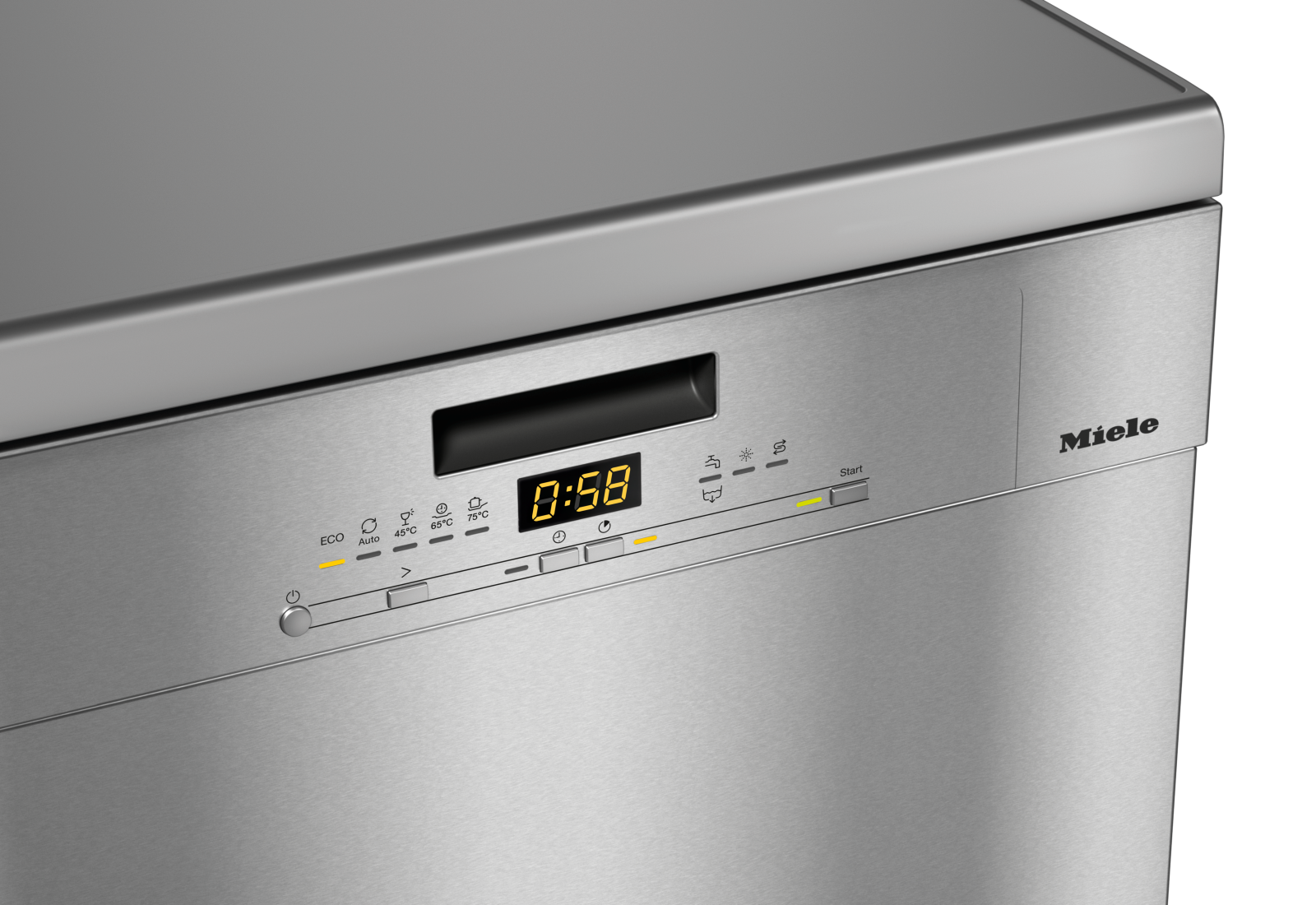 Miele G 5611 SC Front Active CleanSteel cihaz ön paneli