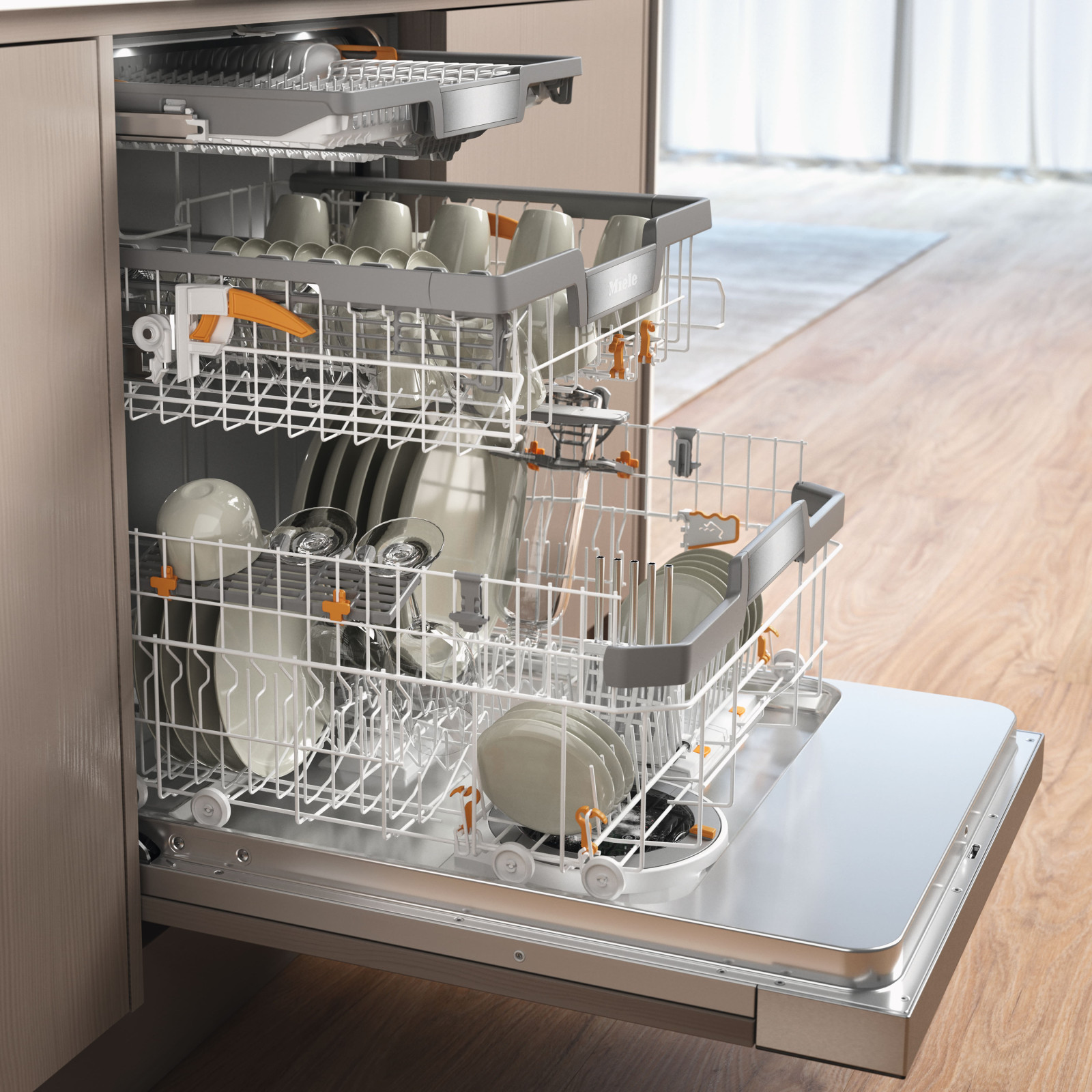 Miele G 7935 SCi XXL AutoDos Obsidyen siyahı görsel 2