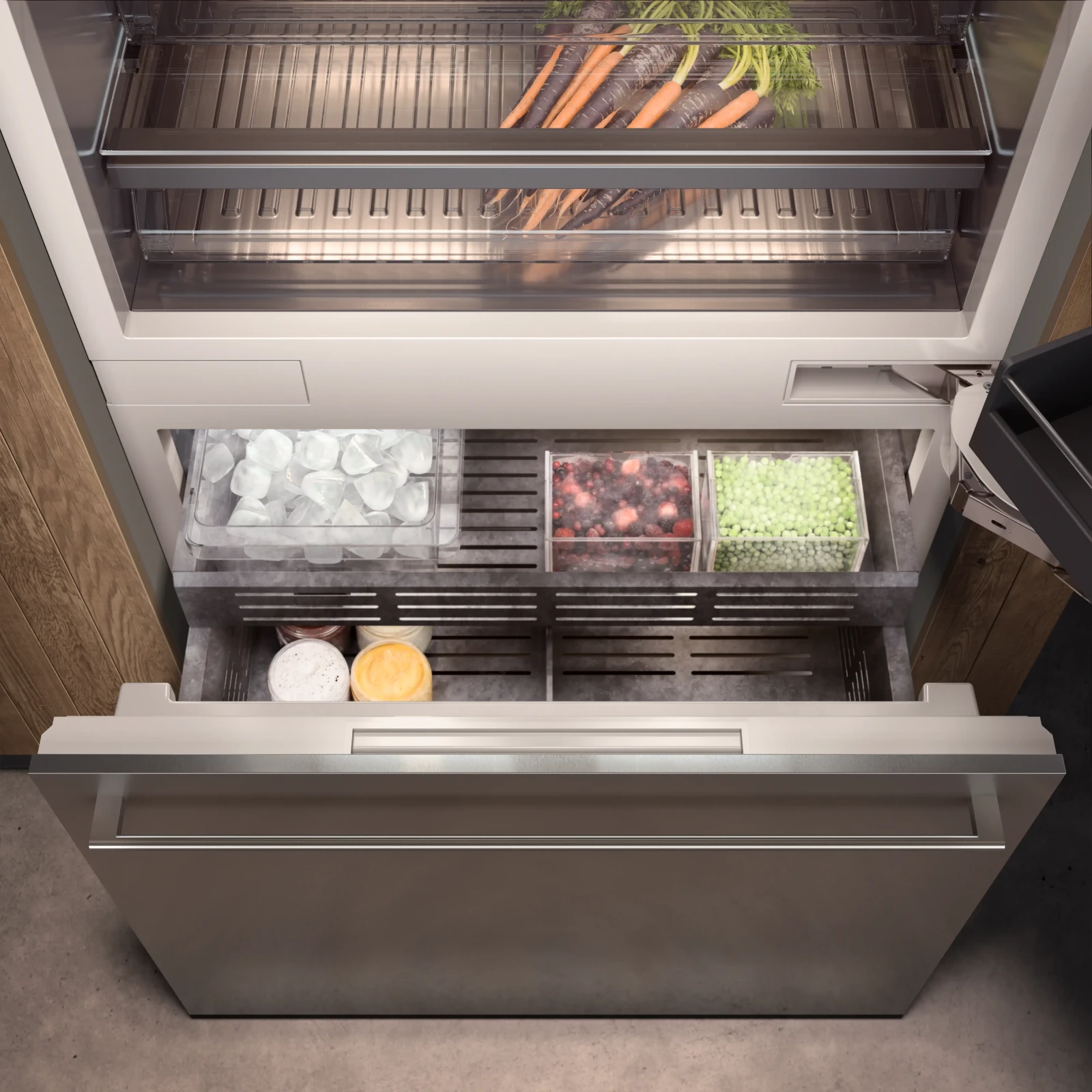 Gaggenau RB492305 Vario soğutucu ve derin dondurucu kombinasyonu görsel 3