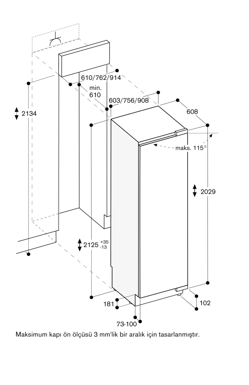 Gaggenau RC492305 Vario soğutucu görsel 7