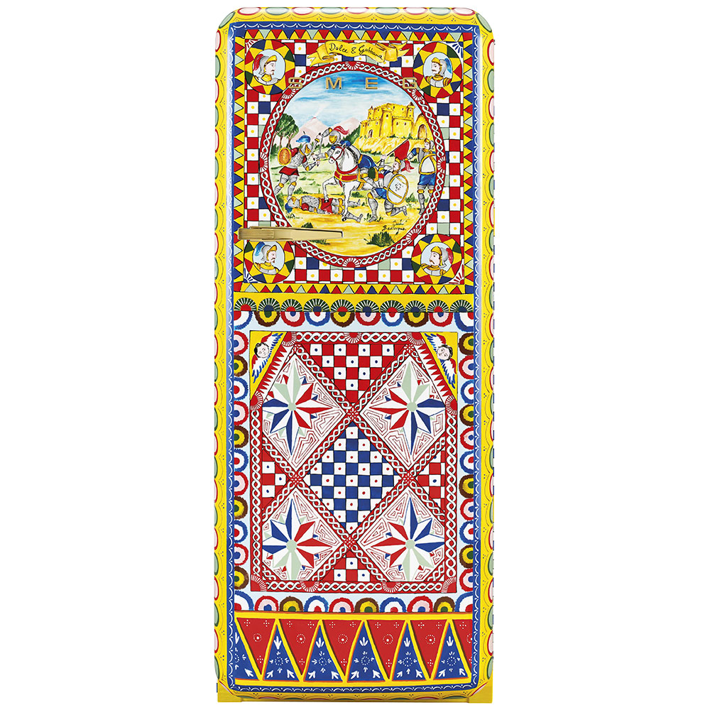 Smeg Frigoriferi d’arte/Sanatsal buzdolapları Smeg & Dolce&Gabbana FAB28R-DG BV02YW