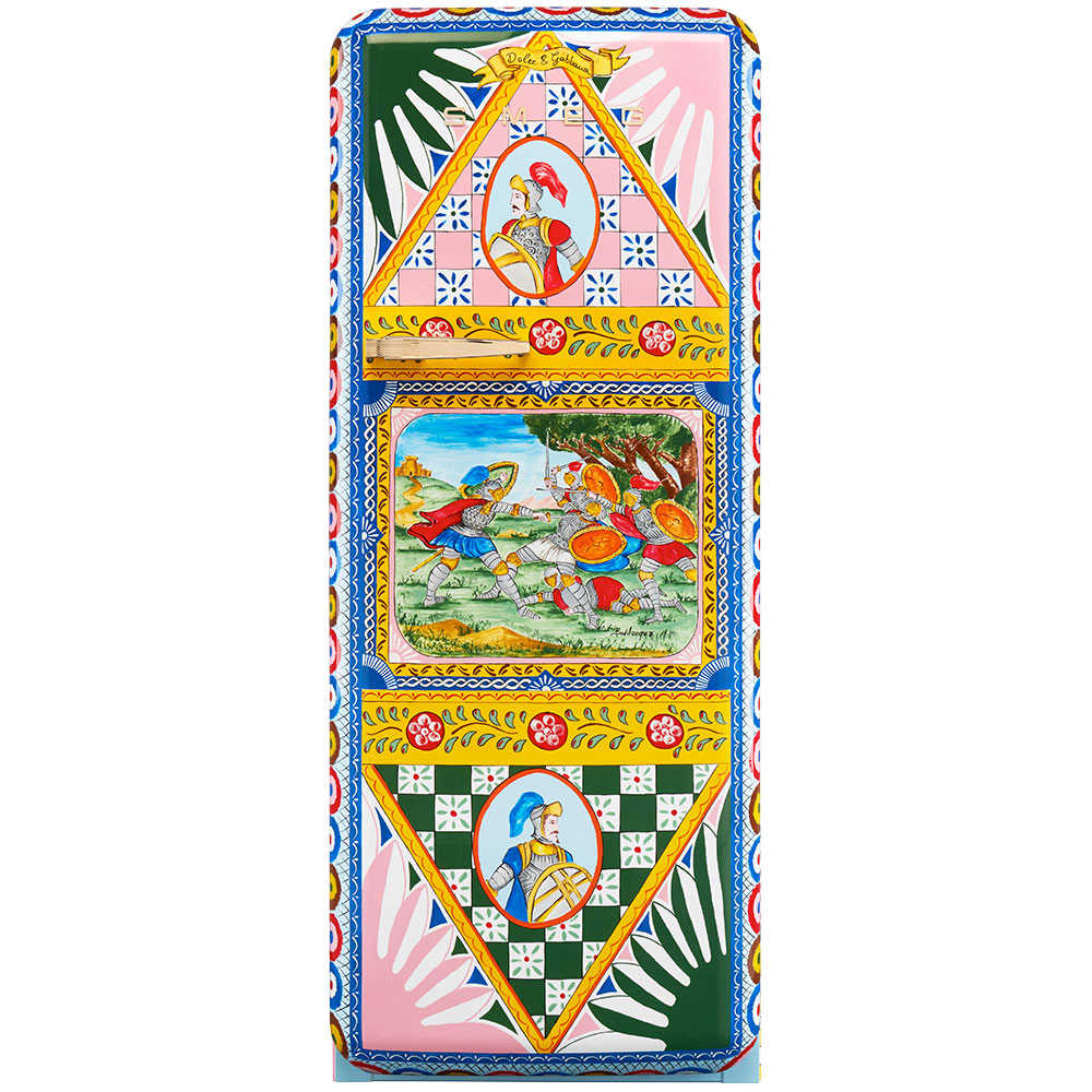 Smeg Frigoriferi d’arte/Sanatsal buzdolapları Smeg & Dolce&Gabbana FAB28R-DG BV04PG