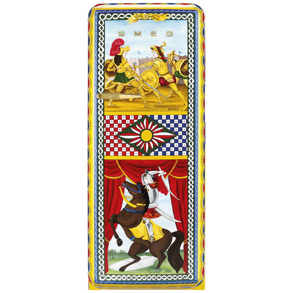 Smeg Frigoriferi d’arte/Sanatsal buzdolapları Smeg & Dolce&Gabbana FAB28R-DG BV10YW