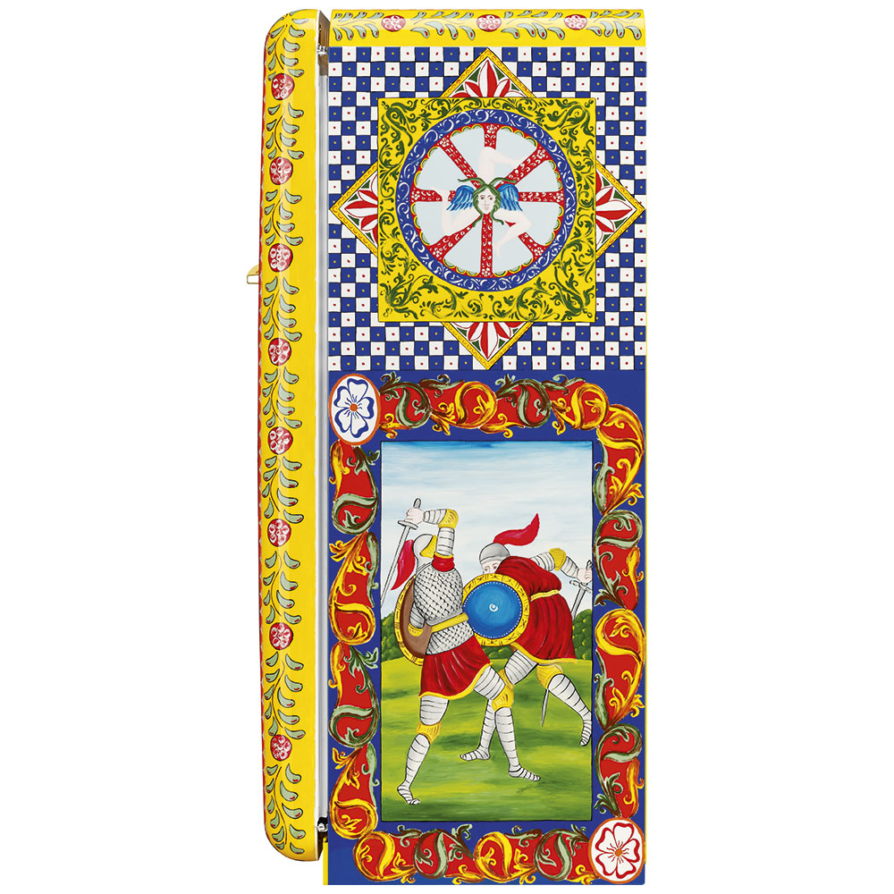 Smeg Frigoriferi d’arte/Sanatsal buzdolapları Smeg & Dolce&Gabbana FAB28R-DG BV11YW görsel 3
