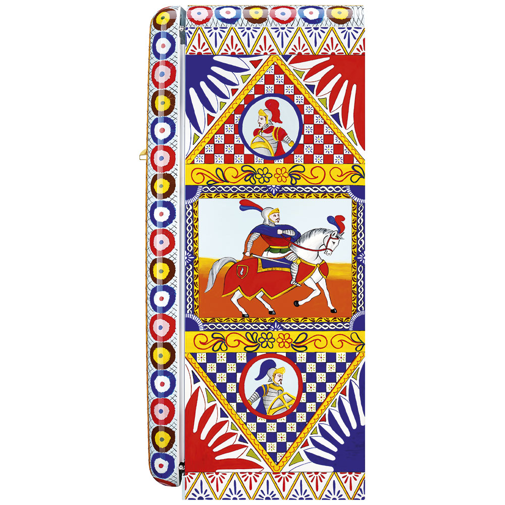 Smeg Frigoriferi d’arte/Sanatsal buzdolapları Smeg & Dolce&Gabbana FAB28R-DG BV13PB görsel 3