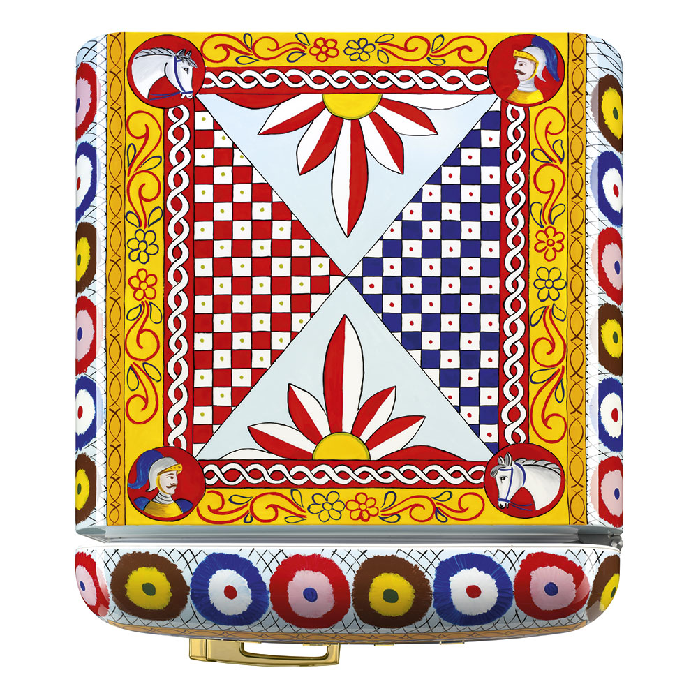 Smeg Frigoriferi d’arte/Sanatsal buzdolapları Smeg & Dolce&Gabbana FAB28R-DG BV13PB görsel 4