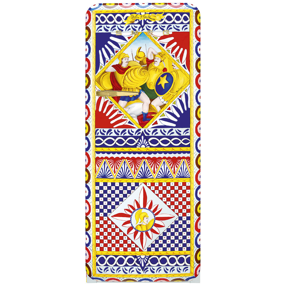 Smeg Frigoriferi d’arte/Sanatsal buzdolapları Smeg & Dolce&Gabbana FAB28R-DG BV14PB