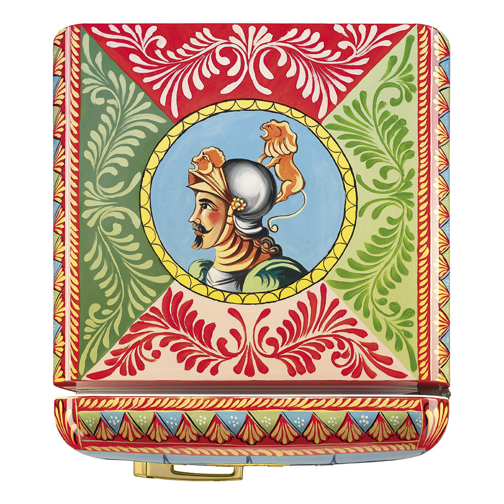 Smeg Frigoriferi d’arte/Sanatsal buzdolapları Smeg & Dolce&Gabbana FAB28R-DG DG01PB görsel 3