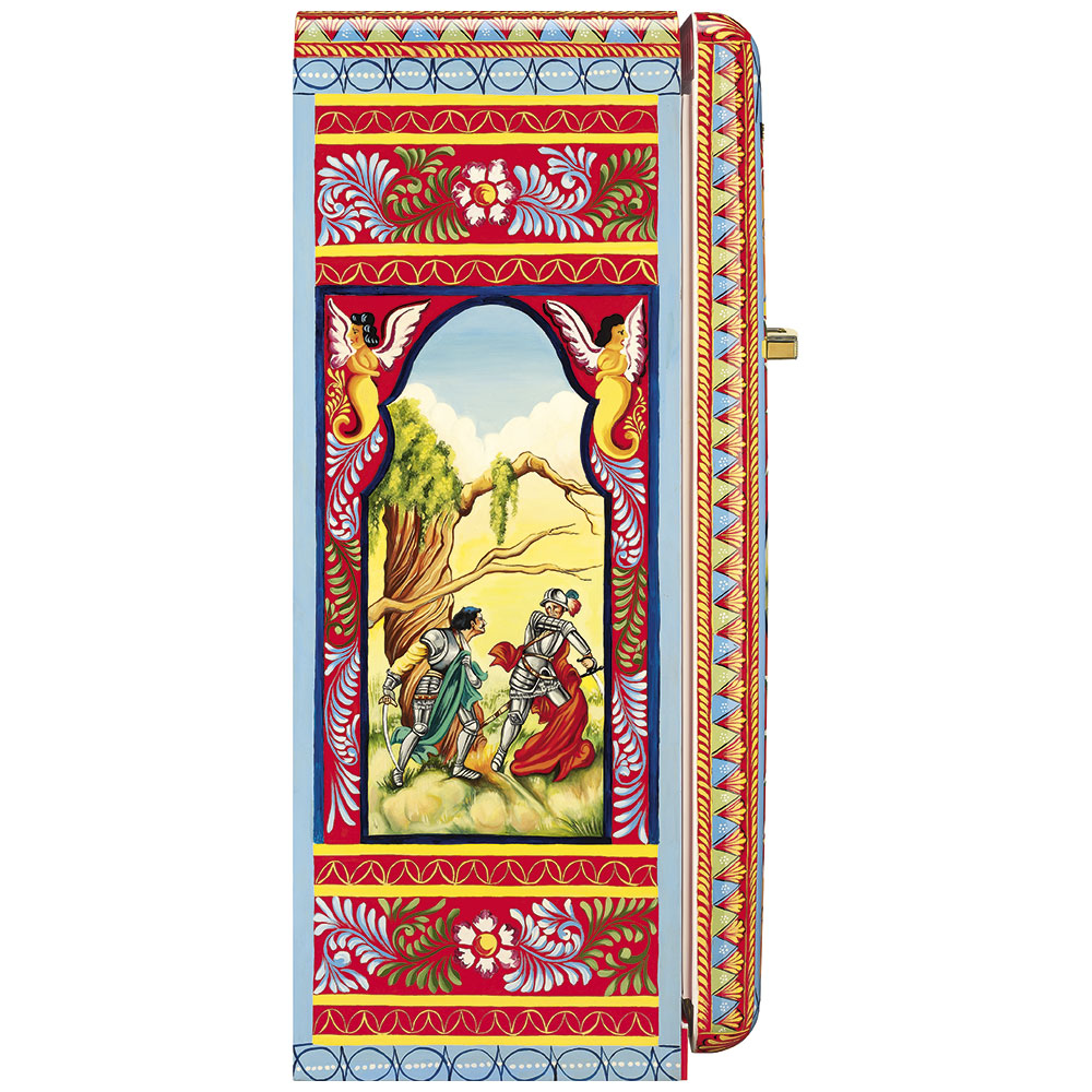 Smeg Frigoriferi d’arte/Sanatsal buzdolapları Smeg & Dolce&Gabbana FAB28R-DG DG01PB görsel 2