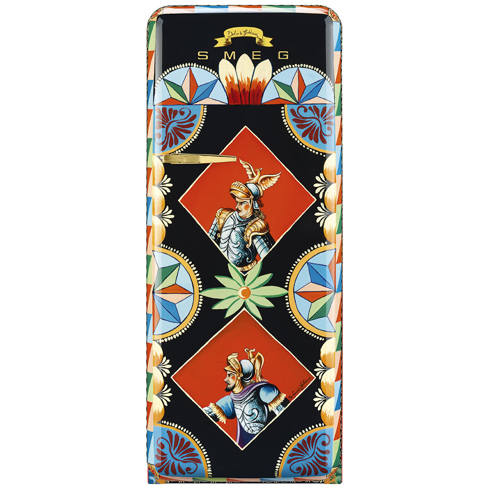 Smeg Frigoriferi d’arte/Sanatsal buzdolapları Smeg & Dolce&Gabbana FAB28R-DG DG04RD