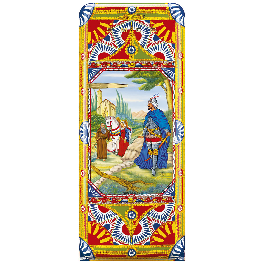 Smeg Frigoriferi d’arte/Sanatsal buzdolapları Smeg & Dolce&Gabbana FAB28R-DG DT03OR