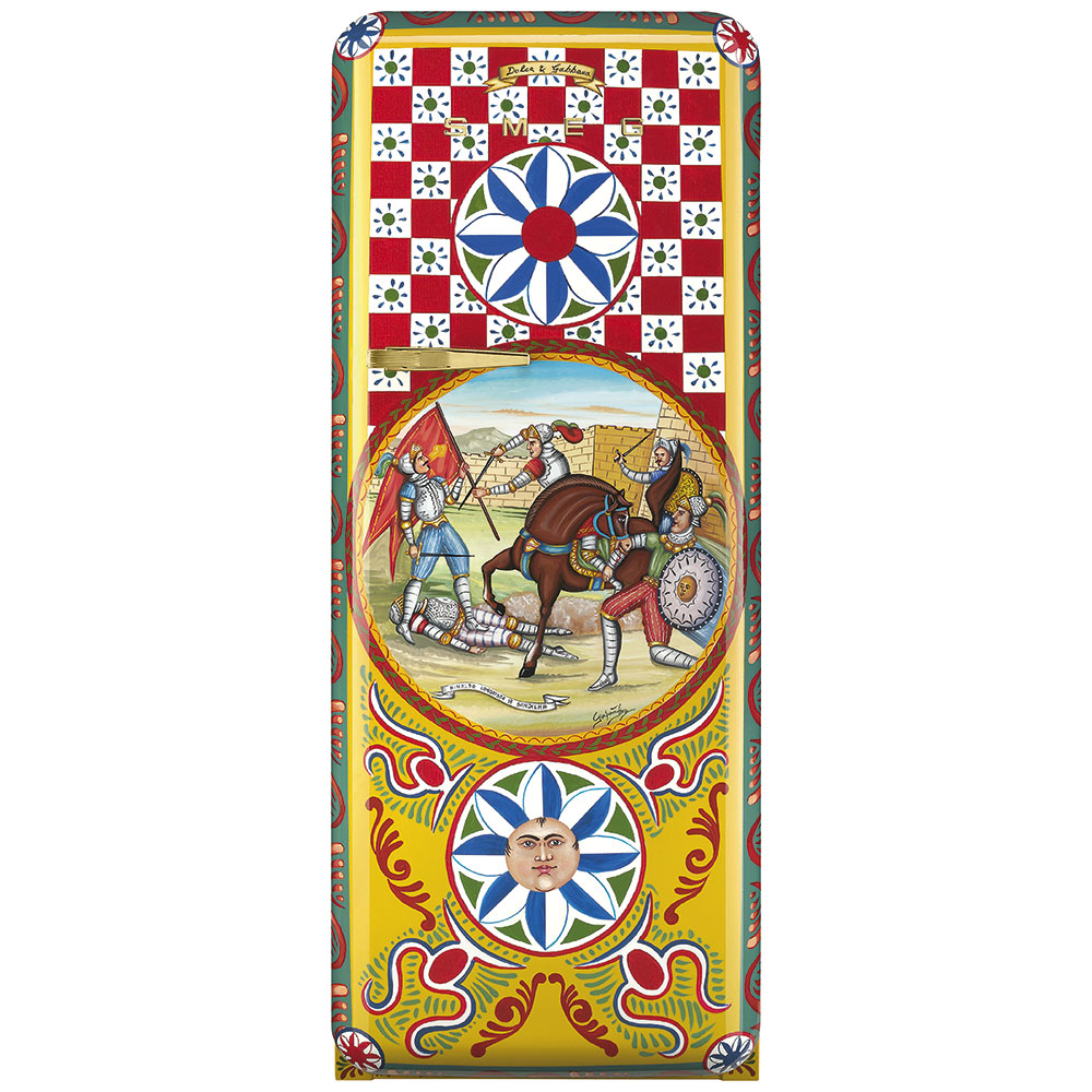 Smeg Frigoriferi d’arte/Sanatsal buzdolapları Smeg & Dolce&Gabbana FAB28R-DG FR02YW