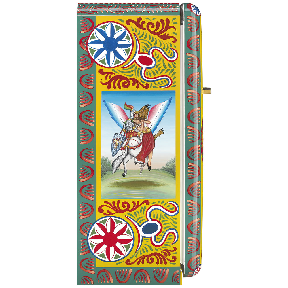 Smeg Frigoriferi d’arte/Sanatsal buzdolapları Smeg & Dolce&Gabbana FAB28R-DG FR02YW görsel 2