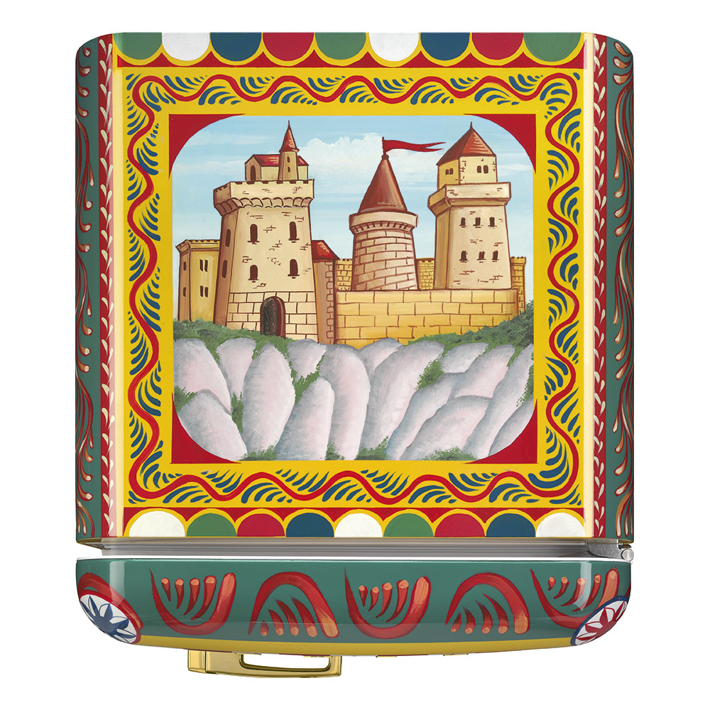 Smeg Frigoriferi d’arte/Sanatsal buzdolapları Smeg & Dolce&Gabbana FAB28R-DG FR02YW görsel 3
