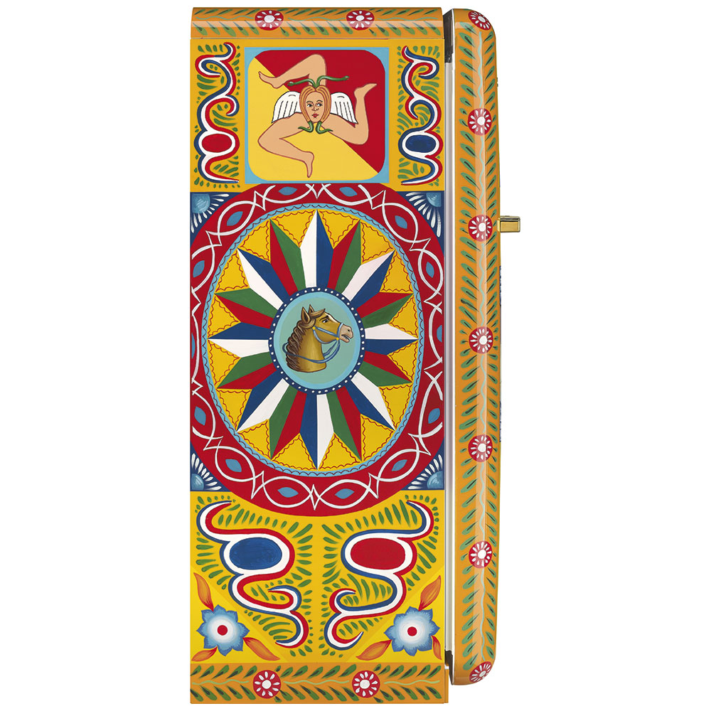 Smeg Frigoriferi d’arte/Sanatsal buzdolapları Smeg & Dolce&Gabbana FAB28R-DG FR03OR görsel 2
