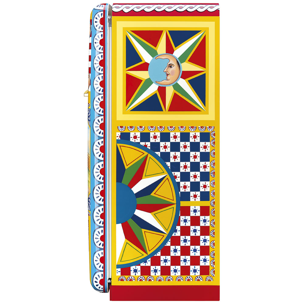 Smeg Frigoriferi d’arte/Sanatsal buzdolapları Smeg & Dolce&Gabbana FAB28R-DG FR04YW görsel 3