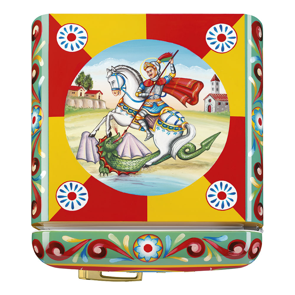 Smeg Frigoriferi d’arte/Sanatsal buzdolapları Smeg & Dolce&Gabbana FAB28R-DG FR05YW görsel 5